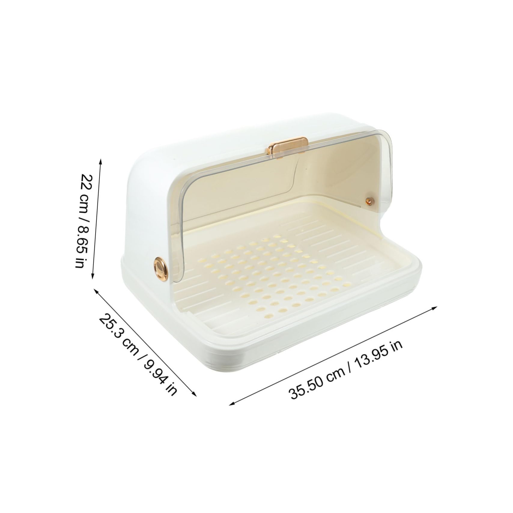 Escurridor de Biberones Tapa Blanco de PP para Mesa 1 Pieza