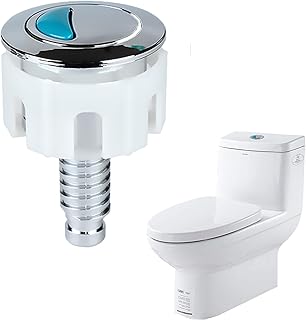 Toilet Flush Button, Toilet Flush Buttons Replacement, Push Button Toilet Flush, Toilet Flush System Replacement, Toilet Circular Double Drainage Button, for Bathroom Toilet Water Tank Repair