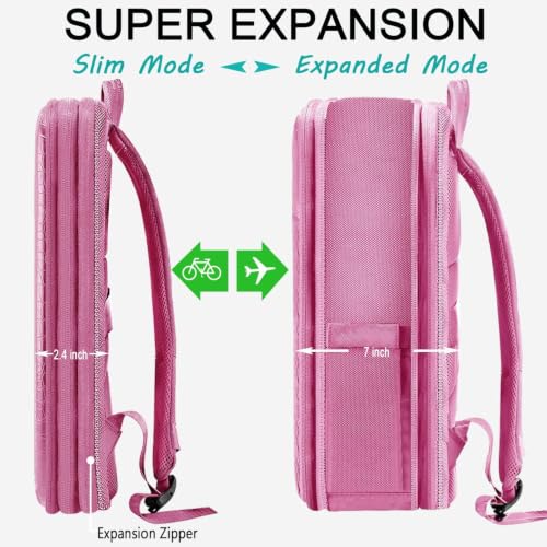 Image of ZINZ Slim & Expandable Laptop Backpack 15 15.6 16 Inch Sleeve with USB Port