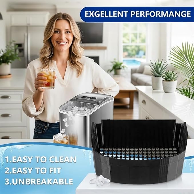 Cesta de reemplazo para máquina de hielo con asa ergonómica miniatura 6
