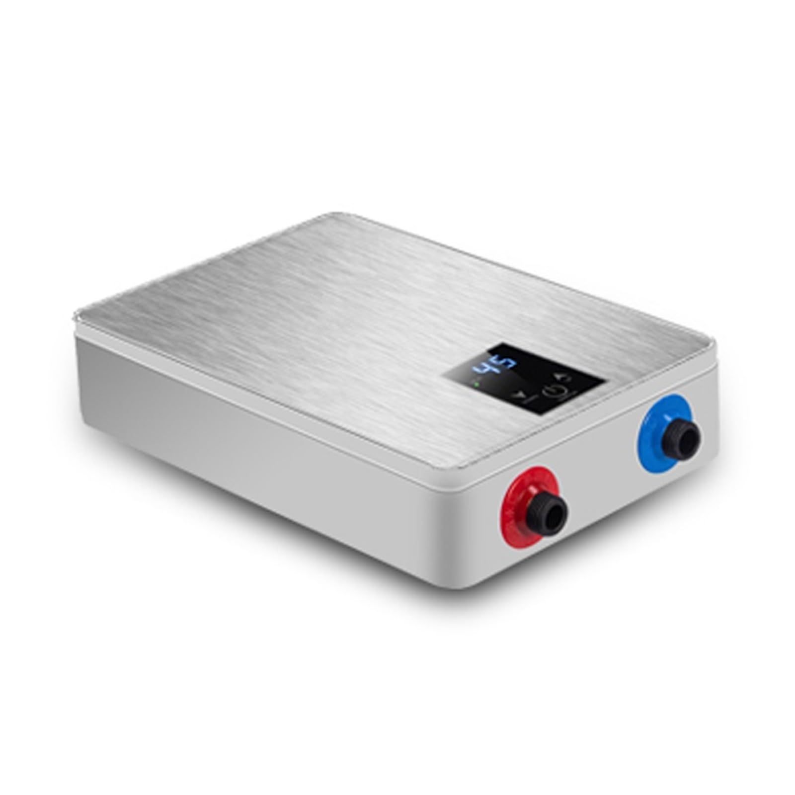 Scaldabagno Elettrico, Scaldabagno Elettrico Istantaneo Doccia Rubinetto del Bagno Riscaldatore di Acqua Calda 6000W Display Digitale for Hotel Cottage di Campagna