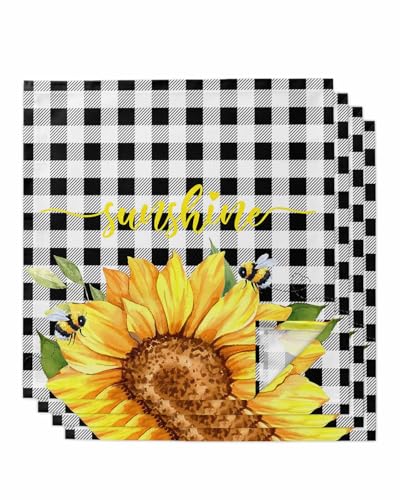 Servilletas de Tela Cuadrada 50x50 cm Pack de 4 miniatura 1