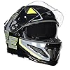 Royal Enfield Cross Air FF Hunter RP Full Face Helmet | Certification: ISI | Shock Absorption: High Density EPS liner | High Impact ABS Outer Shell | BLACK M