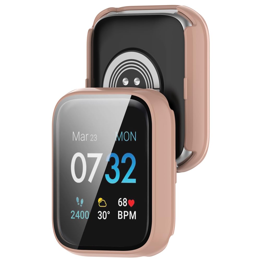 Tyogeephy Case Compatible with iTOUCH AIR 3,HD Tempered Glass Screen Protector,Shockproof Hard PC Bumper Protective Shell All-Around Protective Case Cover for iTOUCH AIR 3