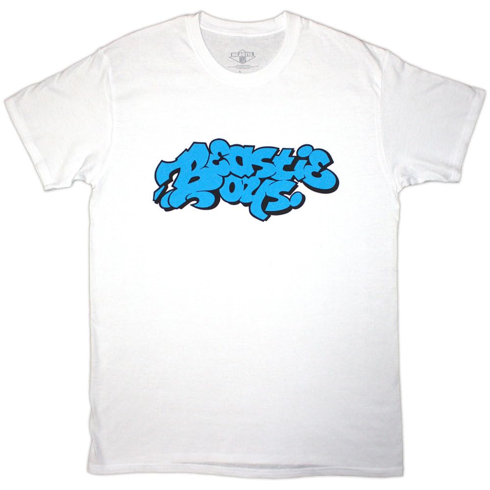 Rock Off officially licensed products The Beastie Boys Graffiti Logo T Shirt XL White