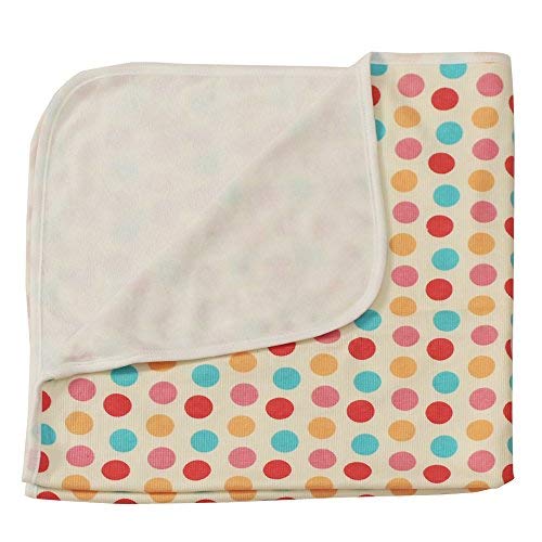 Wildcollect Premier New-Born and bébé Serviette 100% Coton Bébé Serviette De Bain avec Capuche, Polka, Rose | bébé-Loi-187 , Multicoloree , 23x23x3