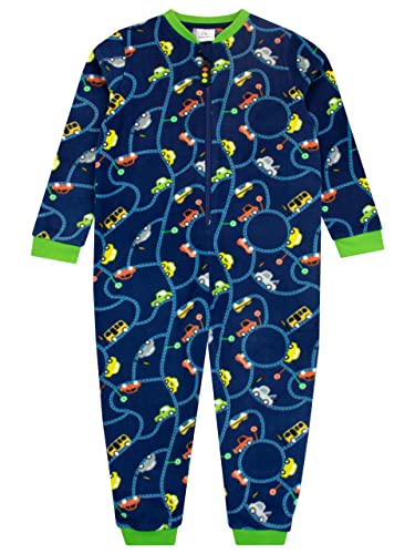 Harry Bear Pijama Entero para Niños Transporte Azul 9-10 años