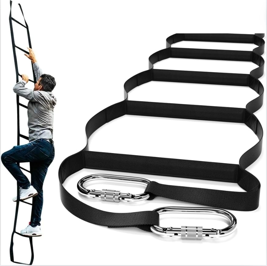 Rope Ladder 2Story 13 Ft Rope Escape Ladder For Kids Or