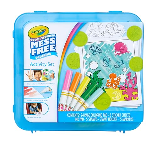 Crayola Color Wonder Mess Free Coloring Activity Set (30+ Pcs), w...