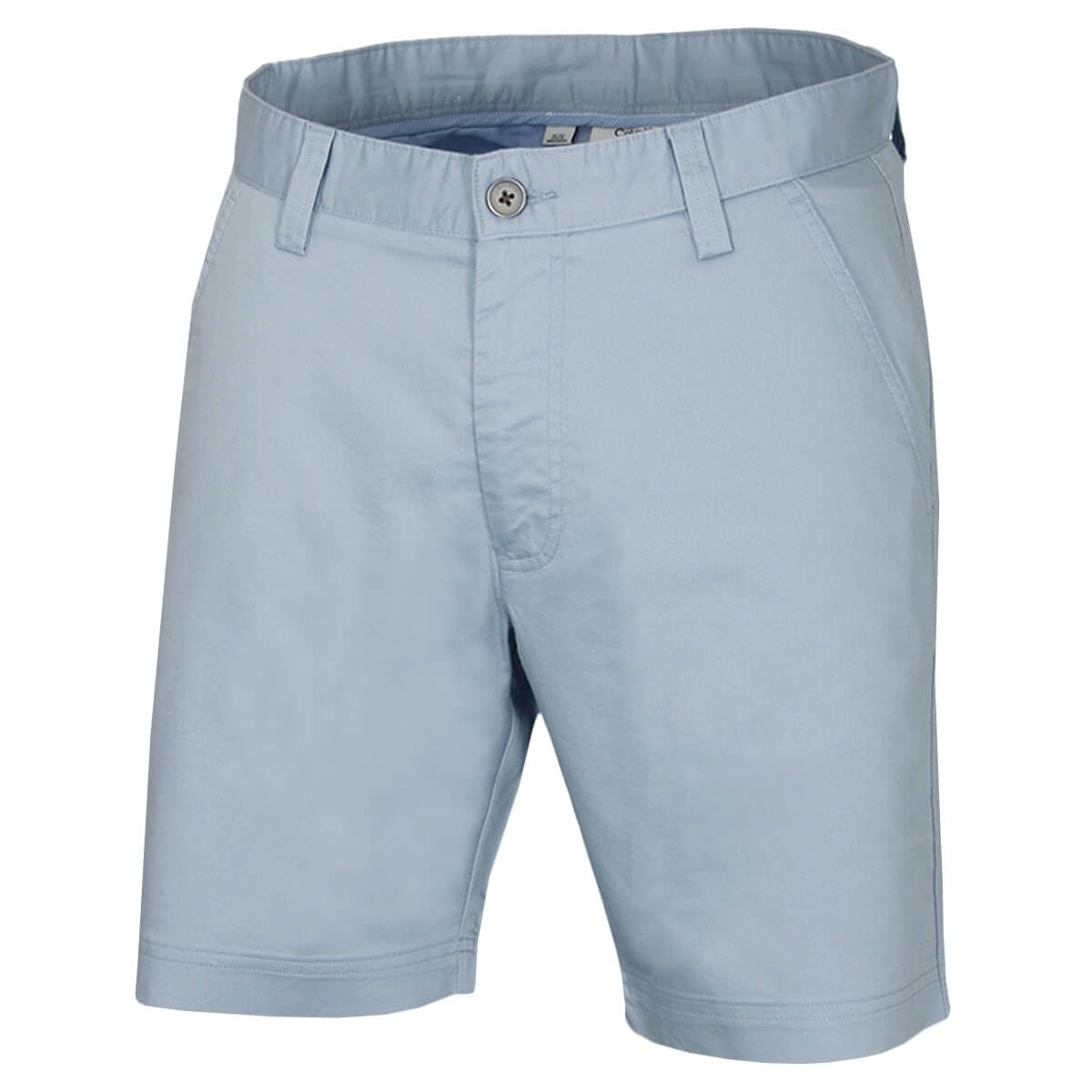 Calvin Klein Mens Campus Chino Lightweight Shorts - Ice Blue - 42" Waist