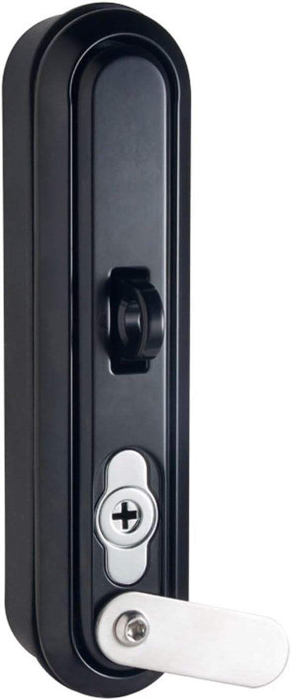 Cabinet Lock MS8012 Distribution Electrical Door Zinc Alloy with Padlock Buckle 1Pcs(MS8012withstainlesssteellock)