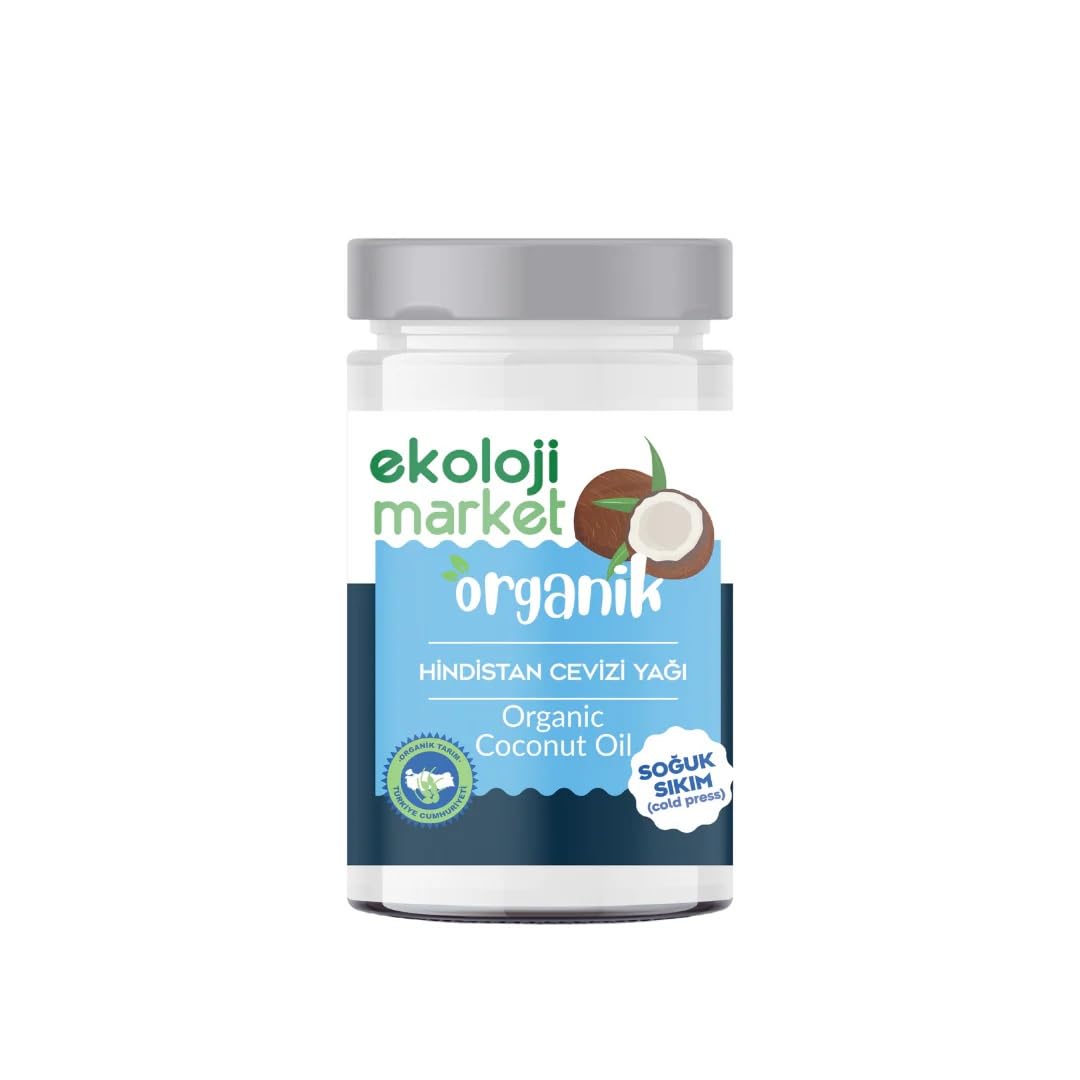 Ekoloji Market Organik Soğuk Sıkım Hindistan Cevizi Yağı 300 gr