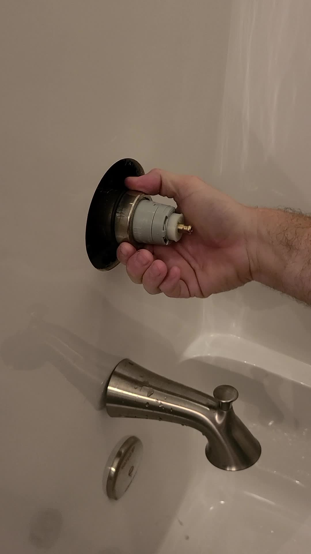 Watch Installing RP46074 Universal valve in Delta shower faucet on ...