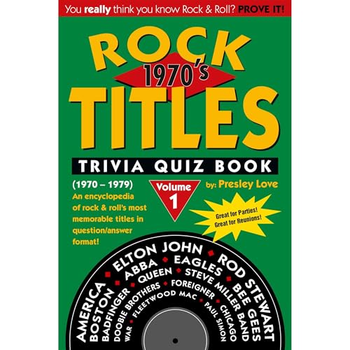 Rock TITLES Trivia Quiz Book Audiobook By Presley Love, Raymond Karelitz cover art