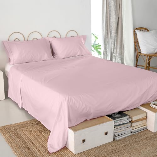 Basic Sabana 260X270 Cm (Cama 180/200) Rosa Palo_Alexandrehouse