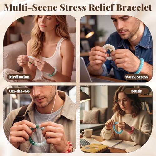 Image of Kingdder Bodhi Fidget Seed Bracelet Anxiety Relief