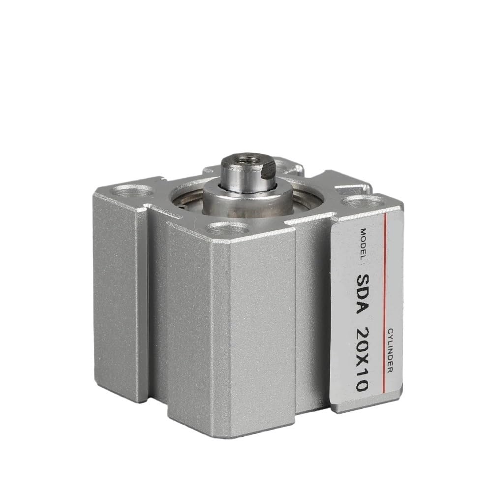Gohapy One Color 1Pc Compact Thin Air Cylinder, Pneumatic Sda Model Double Acting, Dual Tool(40Mm*16Mm)