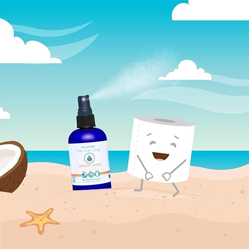 Miniatura 5 de Pristine Spray de papel higiénico como se ve en Shark Tank, The Planet Friendly, alternativa más natural a las toallitas húmedas desechables - Ámbar