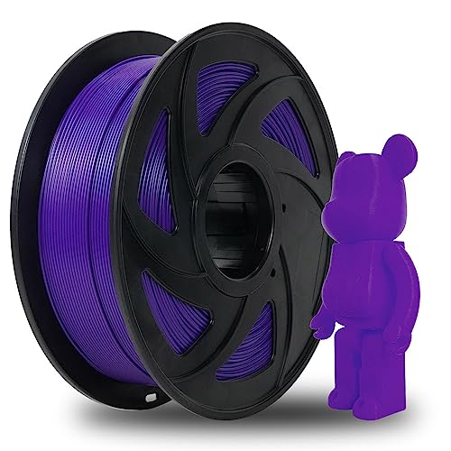 Image of Voxelab 3D Printer Filament, 1.75mm PLA Pro (PLA+) Filament, Dimensional Accuracy + /- 0.02 mm, 3D Printing Material 1kg / Spool, Compatible with FDM 3D Printer /Pen (Purple)