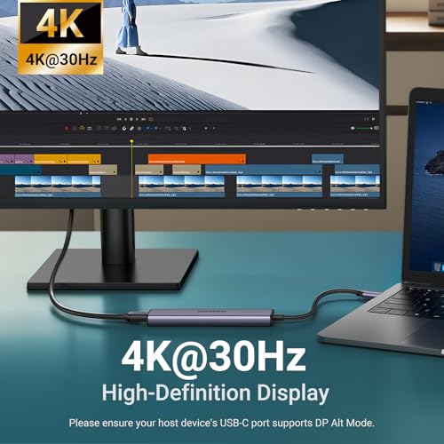 UGREEN Revodok 5-in-1 USB C Hub with 4K HDMI, 100W PD - Image 4