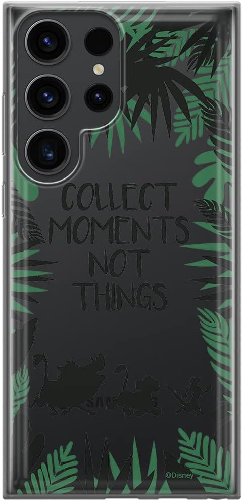 ERT GROUP Mobile Phone case for Samsung S23 Ultra Original and Officially Licensed Disney Pattern Simba & Friends 004 optimally adapted to The Shape of The Mobile Phone, Partially Transparent
