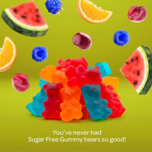 Funtasty Sugar-Free Fruit Gummy Bears Candy, 8-Ounce Pack #TOP1