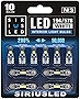 SIR IUS LED N3 578 211-2 212-2 41MM 194 168 2825 Combo LED bulbs white Super Bright 300 Lumens 3030 Chipset for The U.S.A Car Truck Interiors Dome Map Door Courtesy License Plate Lights pack of 10