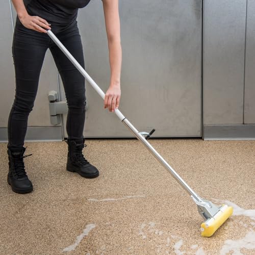 Image of SPARTA Flo-Pac Sponge Mop Roller Mop for Cleaning, 12 Inches, Yellow