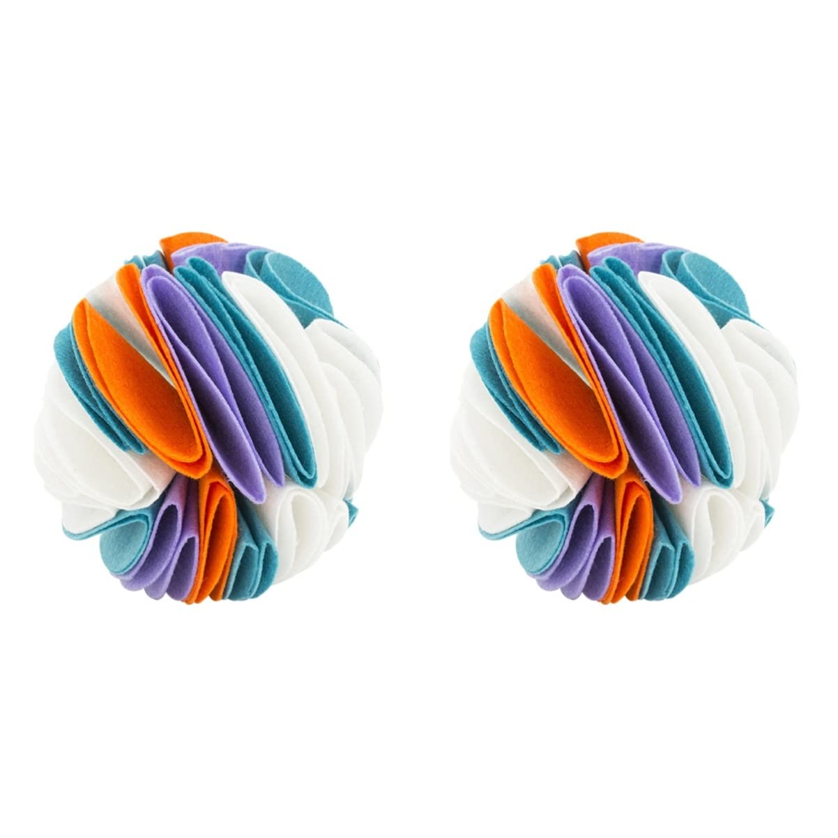 Mipcase 2stücke Snuffle Foraging Für Hunde Interaktives Spielzeug Langsamen Fütterung Molar Spielzeug Filz Für Mentale Und Langsames Für Drinnen Und Draußen