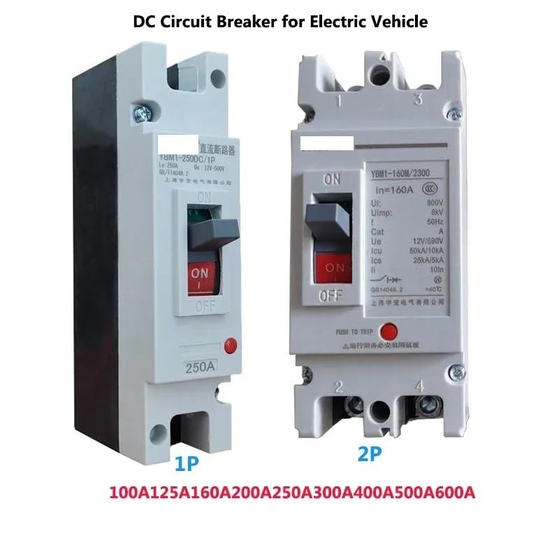 Wyłącznik automatyczny, 12V 24V 48V 300A 400A 500A 600A przerywacz prądu stałego przełącznik(250a,1P)