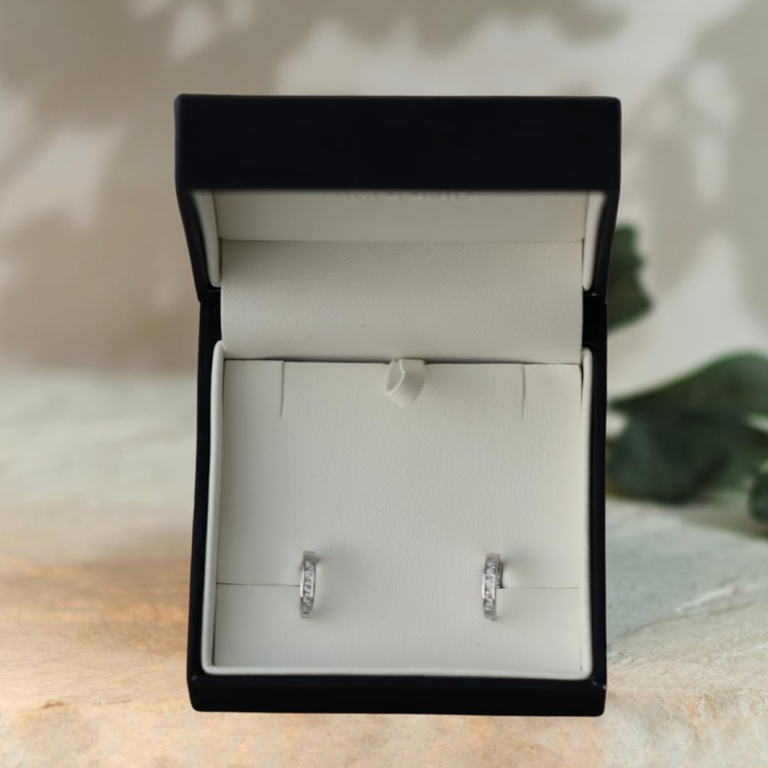 Creolen Silber Damen 925 klein Ohrringe echt Geschenk für Frauen Freundin | Schmuck Liebe Sie nickelfrei Modeschmuck Damenohrringe silberne kein Edelstahl Kreolen Klappcreolen dünne