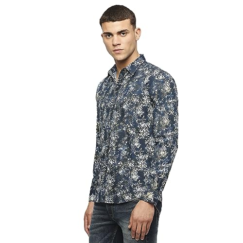 Image of Pepe Jeans Men's Casual Shirt | Trendy Printed Shirt for Men| Regular Fit | Full Sleeve | Available in Plus Size, Cotton