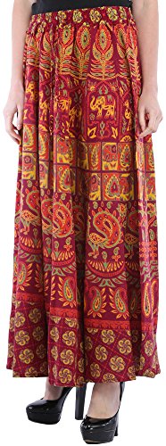 Sanganeri Long Skirt with Printed Elephant2