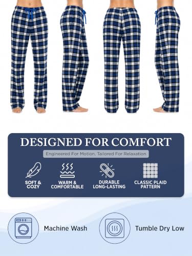 Image of Ashford & Brooks Women's Super Soft Flannel Plaid Pajama Sleep Pants