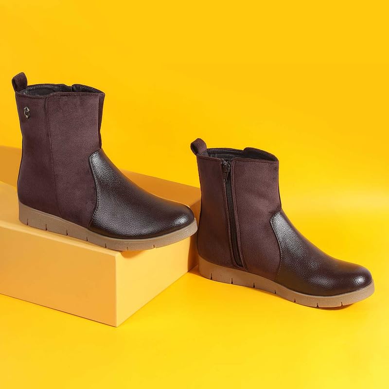 Image of Mochi Women Leather Ankle Boot
