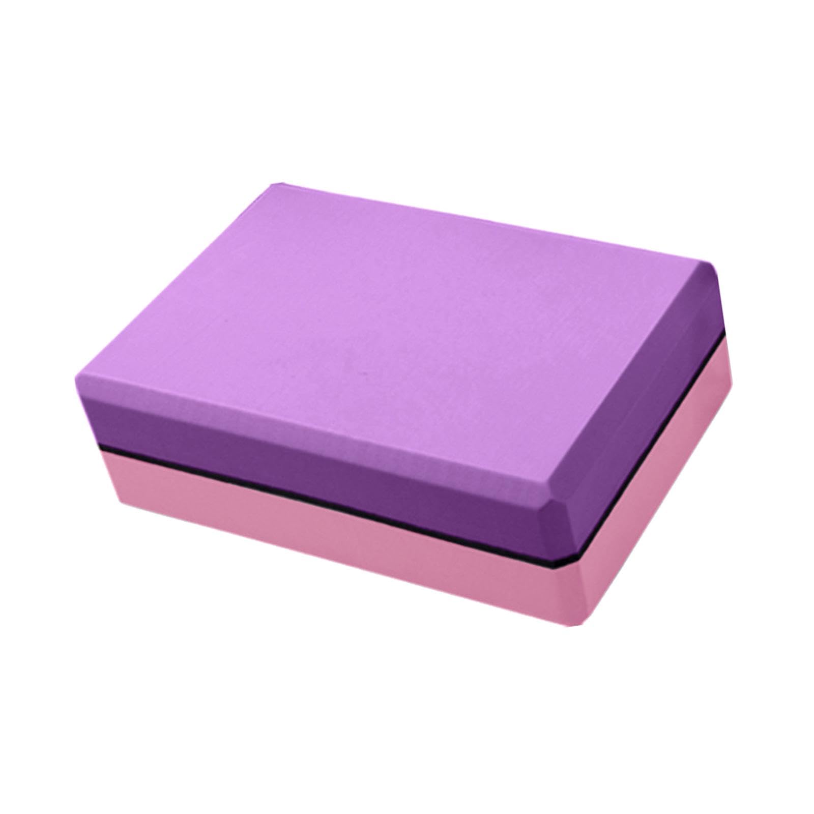 Block Soft Portable Accessories for Gifts Stretching Home Workouts Violent and Pink-image-1