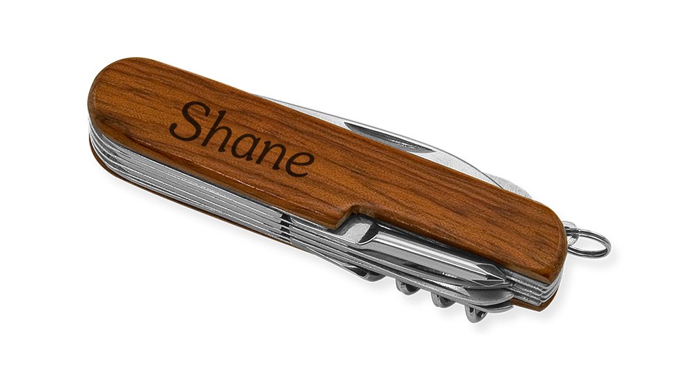 Dimension 9 Shane 9-Function Multi-Purpose Tool Knife, Rosewood
