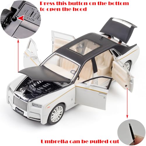 Vehículo a escala 1:32 modelo Phantom blanco miniatura 2