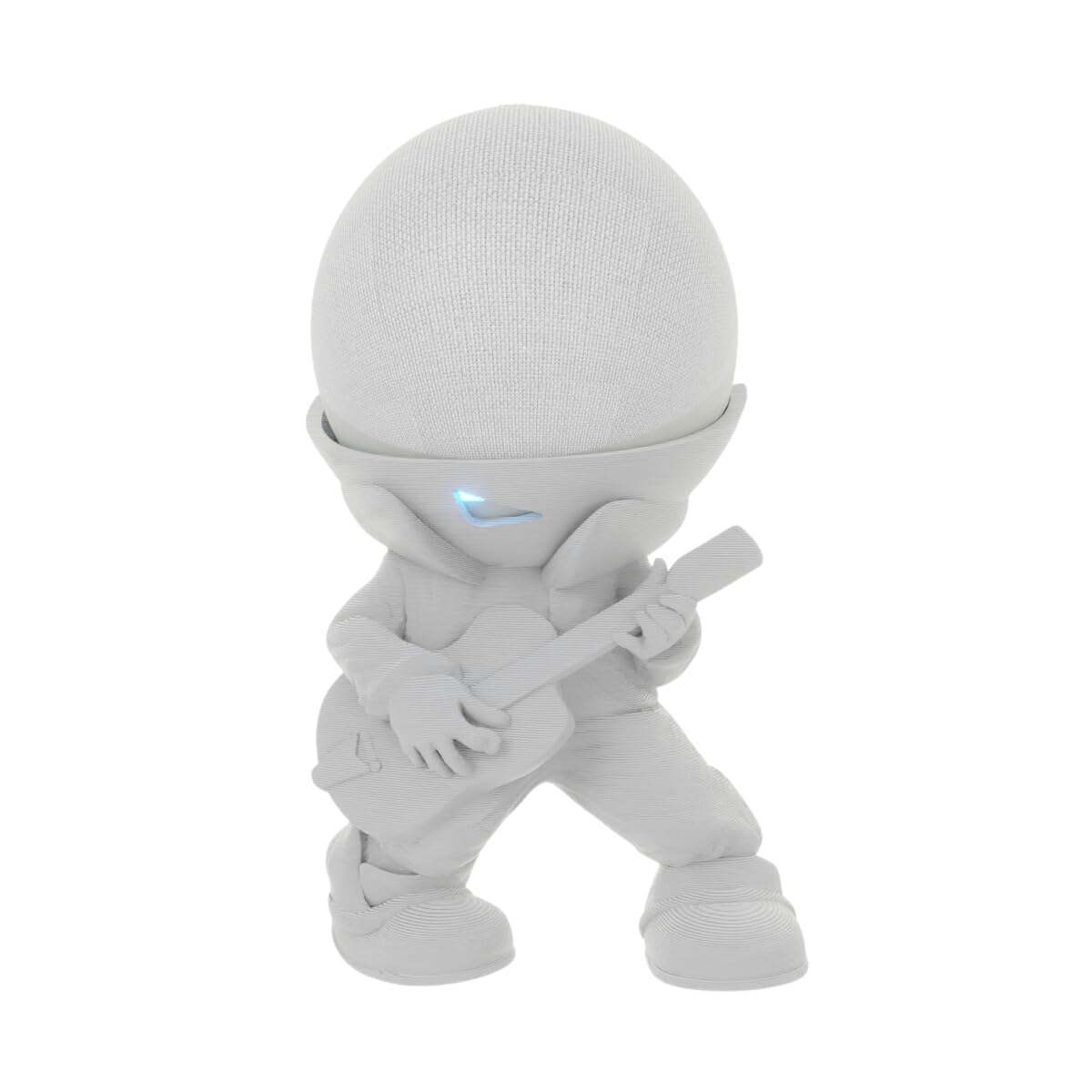 Splin Table Stand Holder Compatible with Amazon Alexa Smart Speaker Echo Dot (4th and 5th gen.) and Apple HomePod Mini, Vegas Boy (White)