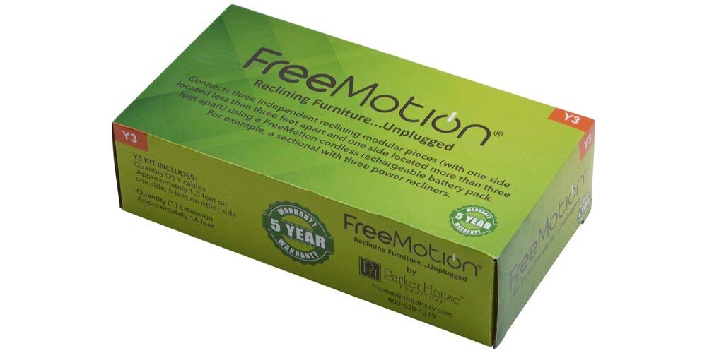 FREEMOTIONY3, Accessory for Power Recliner Rechargeable Battery Pack, Sofa Battery, Sectional Battery, Furniture Battery Harness