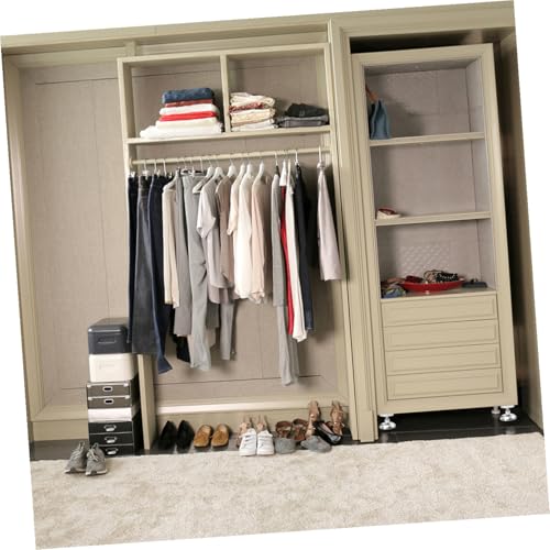 Patas regulables de acero inoxidable con base antideslizante para muebles estables 3