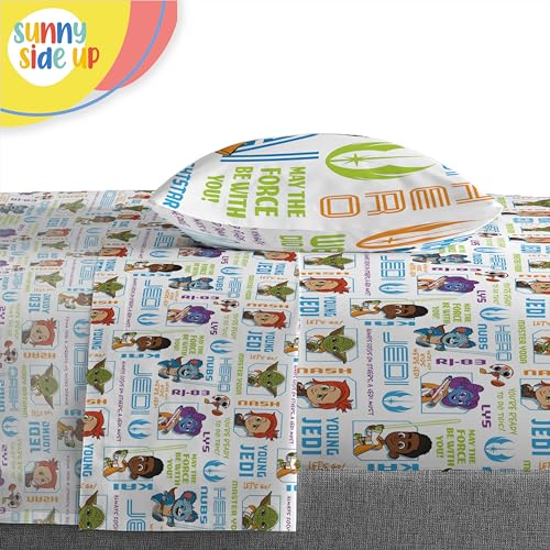 Image of Star Wars Young Jedi Adventures Twin Comforter Set - 5 Piece Kids Bedding Includes Comforter, Sheets & Pillow Cover - Super Soft Microfiber Bed Set