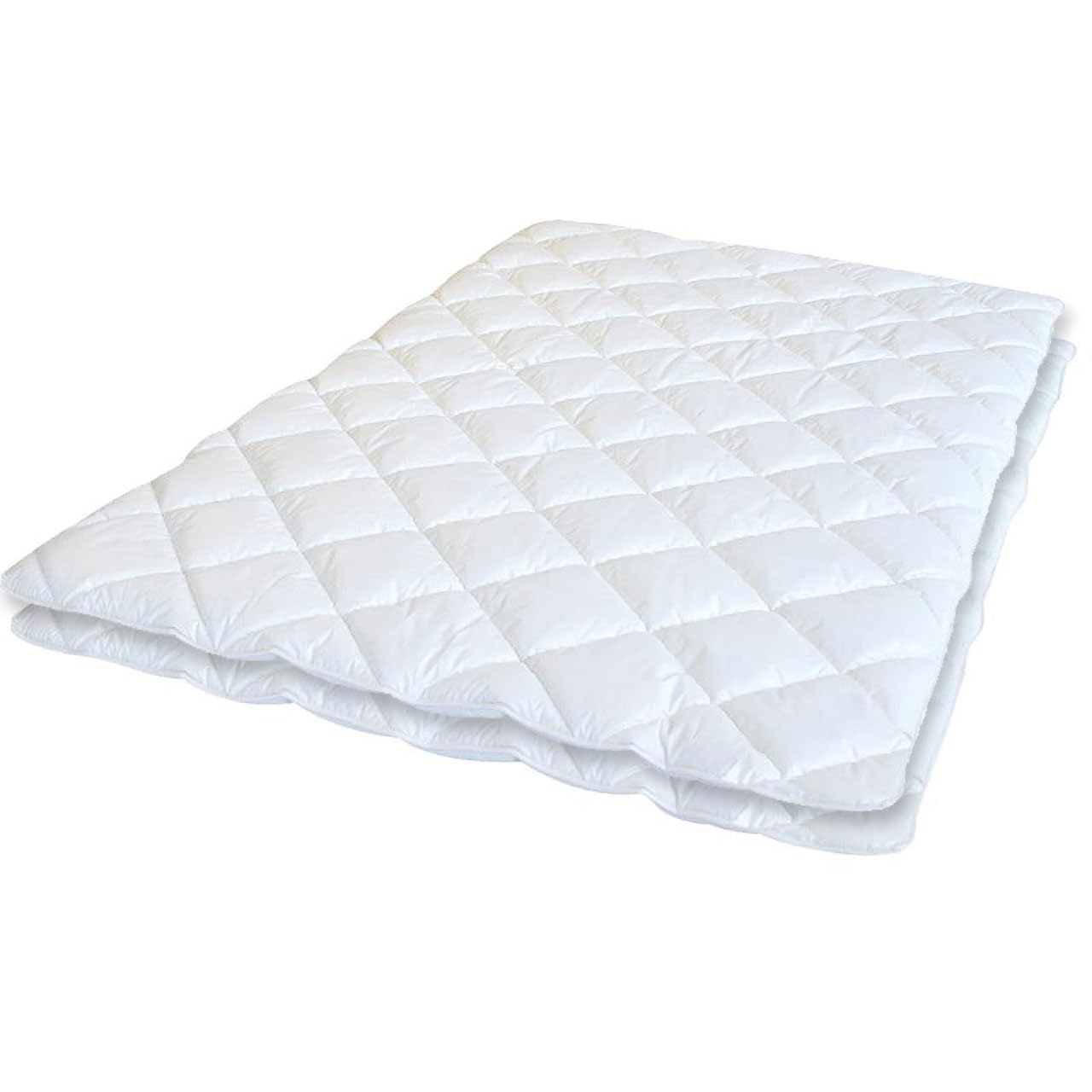 Softsan 4 Jahreszeiten Bettdecke Bio Hygienic 155x220 cm allergikergeeignet, Microfaser Decke zweiteilig für Sommer Winter und als Übergangsdecke, Verschiedene Größen