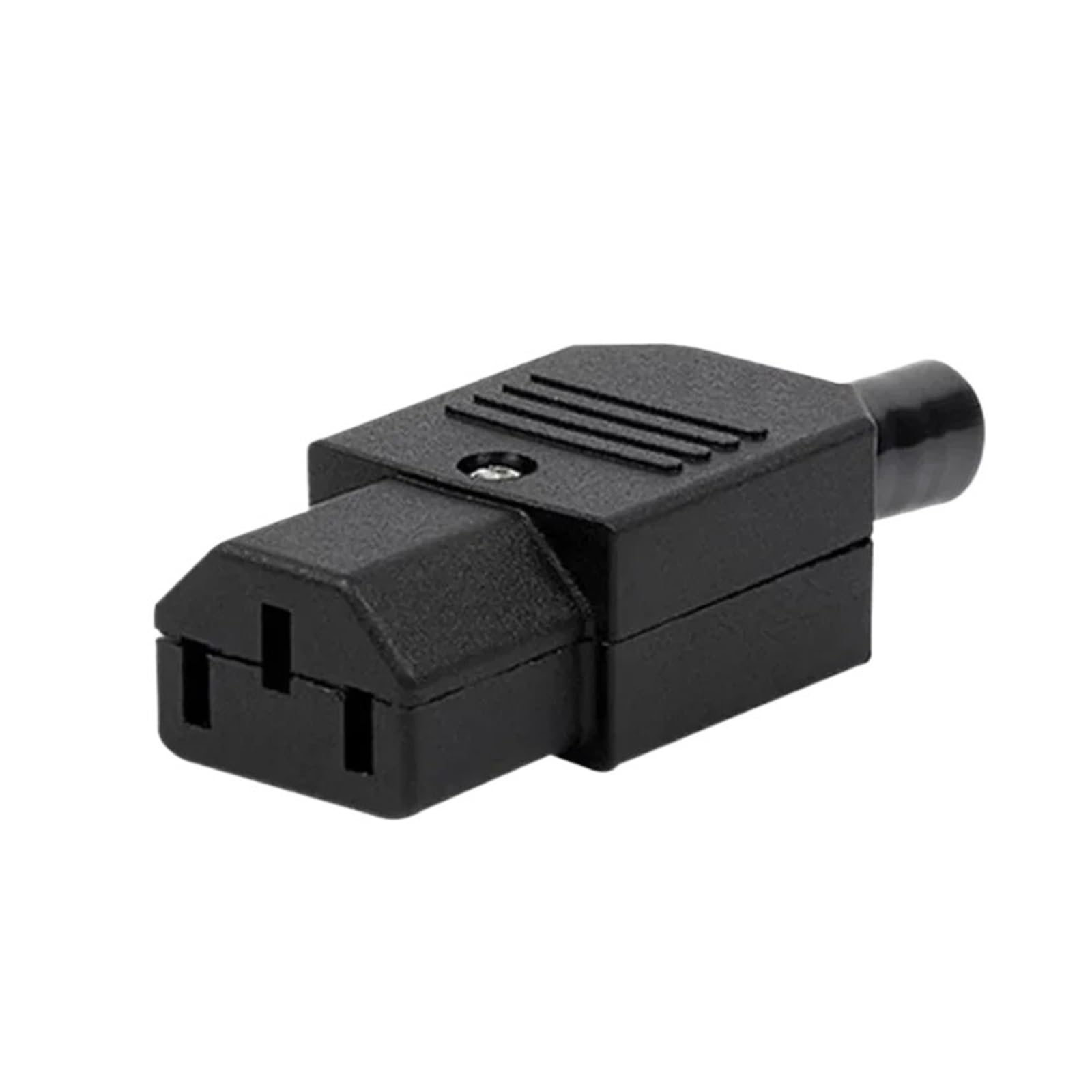Przełącznik kołyskowy | 5/20 sztuk AC Connector With Fuse And Red Indicator Female 3 Pin For DIY Electric (AC-01B-1.20PCS)