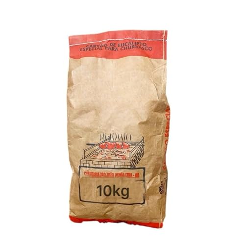 Carvão Vegetal 10kgEucaliptoparaChurrascoeChurrasqueiraExternaResidencial