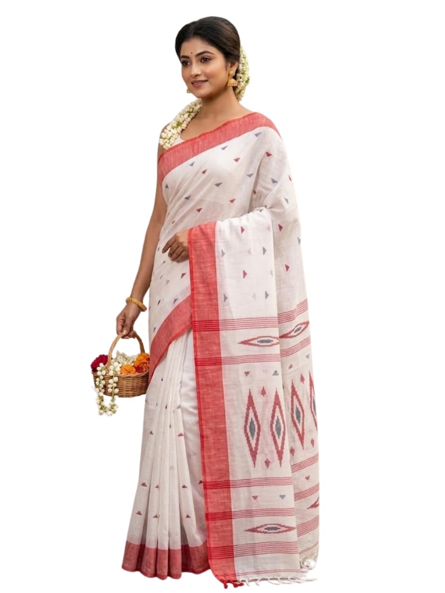Pure Cotton Saree for Women with Traditional Border Design & Elegant Pallu-picture-13