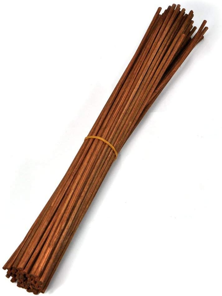 100Pcs Rattan Wood Diffuser Sticks, 3.5x100mm Replacement Refill Sticks For Room Office Oil Aroma Diffuser