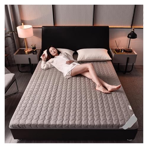 Matratze Baumwoll-Matratzenauflage, Schlafzimmer, King-Size-Bett, Massage-Schwamm-Matratze for Schlafen, Bettlaken, einzelnes Paar, Tatami-Bodenauflage(A,9cm 120x200cm) – Bild 7