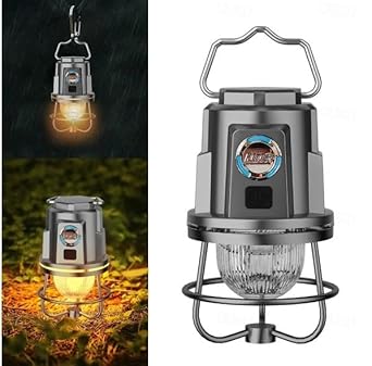 AWOKZA Camping Lanterns Battery Operated, Camping Lights Brightness Waterproof Camping Lamps, Portable Camping Lamp for Hurricane, Emergency, Home,(AW-03)