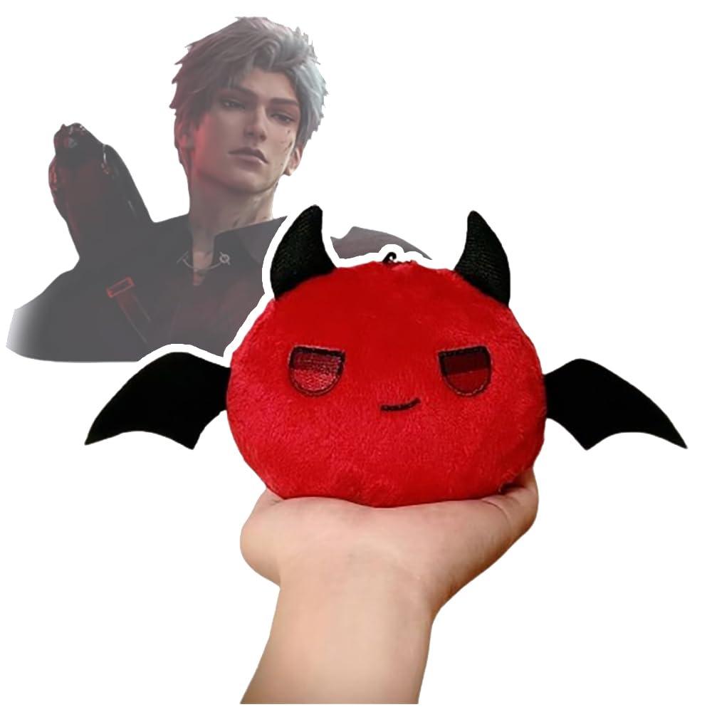 恋と深空 シン ぬいぐるみ 小悪魔 団子 キーホルダー マスコット キーチェン 飾り チャーム グッズ バッグチャーム 並行輸入品